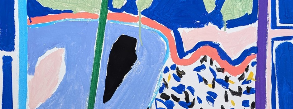 Labrousse - Un été à Javea - Fenêtre ouverte sur la mer - Gouache sur papier - 100 x 70 cm - Signé bas droit - 2026.jpg